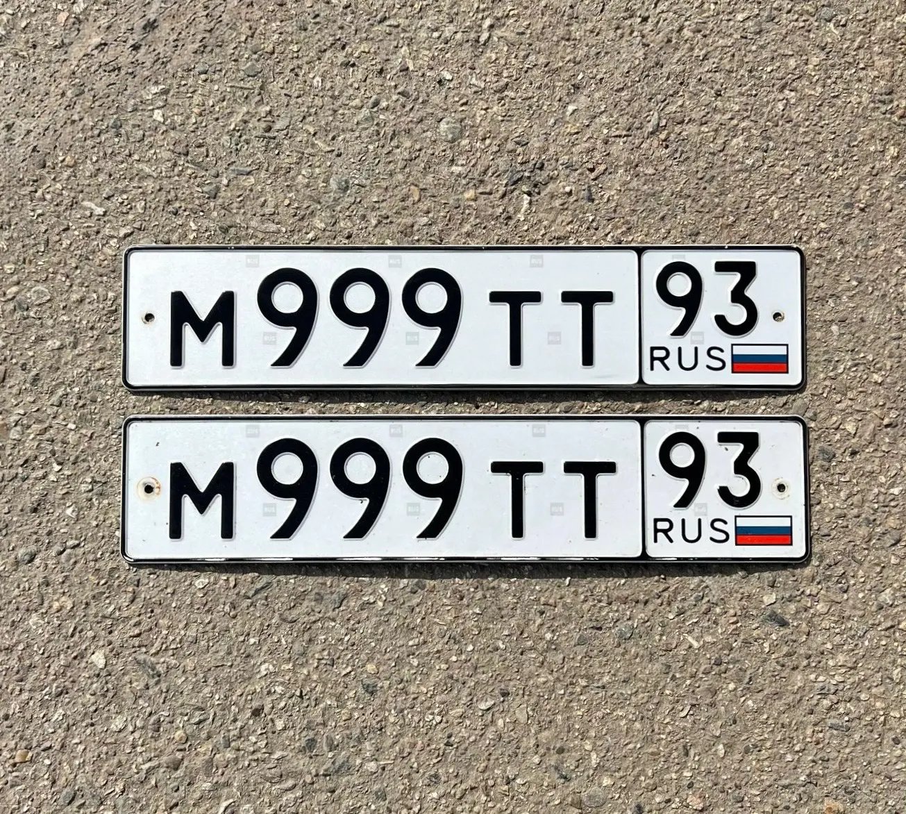 Купить красивый гос номер М999ТТ регион 93