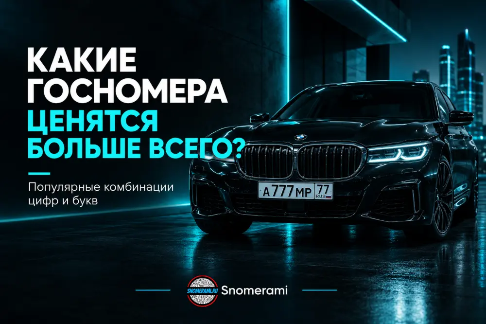 Фото к статье: Какие красивые госномера ценятся больше всего? Полный гид по популярным комбинациям