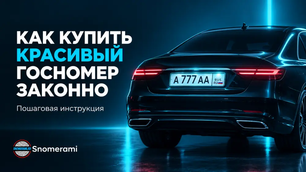 Фото к статье: Как купить красивый госномер законно в России — пошаговая инструкция